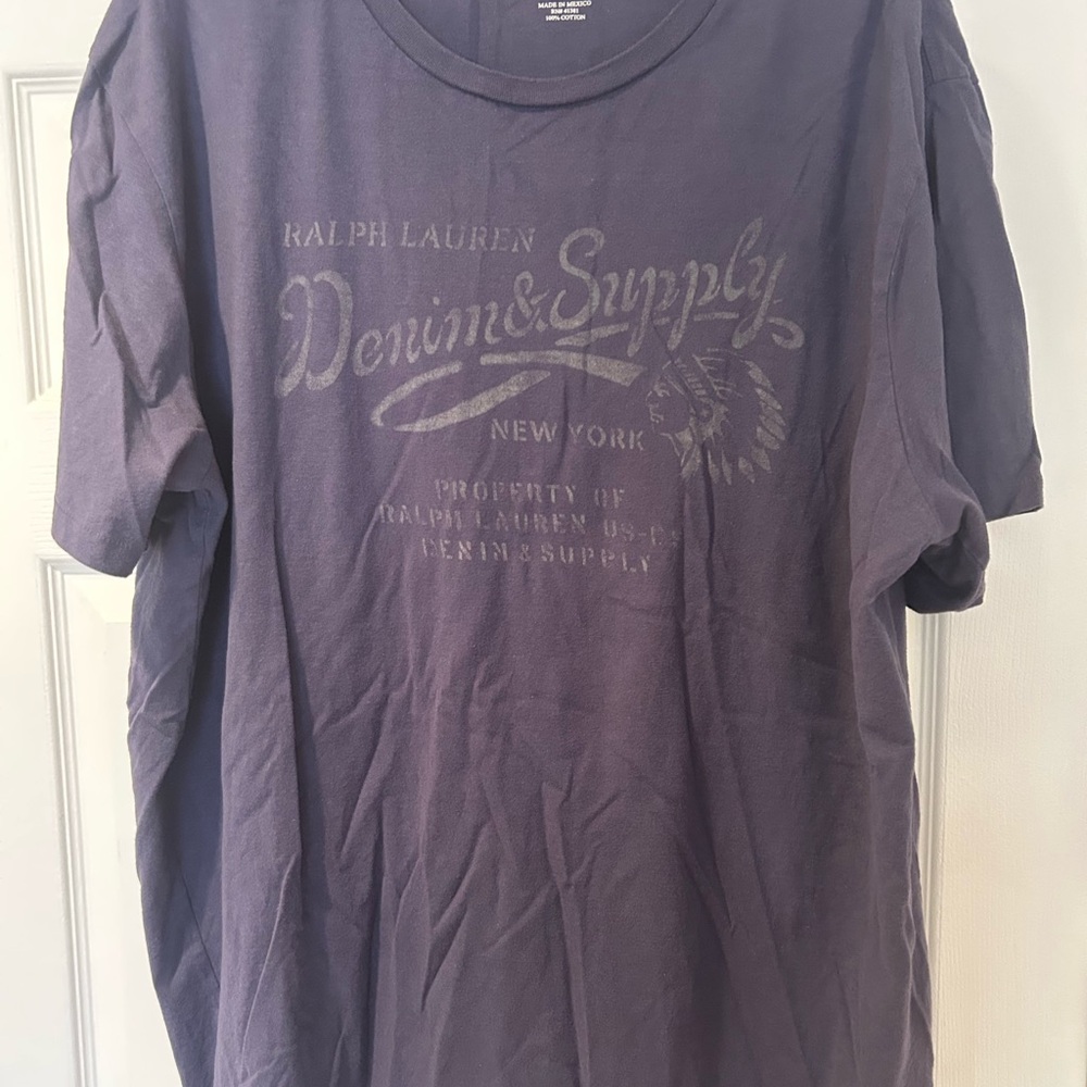 Denim & Supply Ralph Lauren Men's Dark Purple Tee